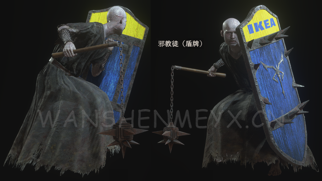 《生化危机4：重制版》邪教徒盾牌MOD-玩什么YX